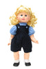 Navy shorts and t-shirt outfit for 17" Goodfellow dolls. 