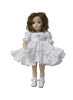 White dress fits 10" dolls