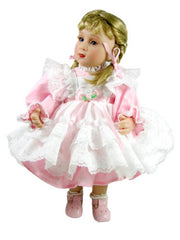 10" Pastel Pinafore Doll Dress