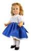 Royal Blue Eyelet Crop Top Outfit for Chatty Cathy Doll