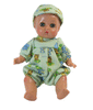 Mint Knit Romper for 8" Baby Dolls