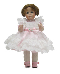 10" Delicate Pinafore Doll Dress