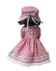 14" Calico School Doll Dress