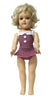 Vintage styled swimsuit for 15" P-91 Toni dolls.