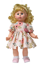 17" Cabbage Rose Doll Dress