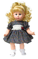 17" Floral Doll Dress