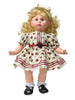 Apple print dress for 17" Goodfellow dolls. 
