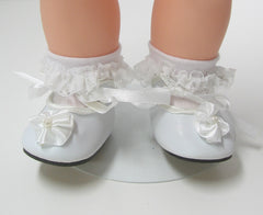 Rosette Baby Shoe for 17" Goodfellow Dolls