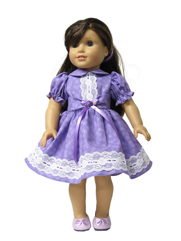 Vee's Victorians Doll Clothes - 18" Feminine Doll Dress Vee's Victorians Doll Clothes - 18" Feminine Doll Dress
