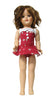 Vintage styled swimsuit for 19" P-92 Toni dolls.