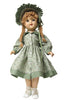 Sage Ruffled Back Doll Dress fits 20" slim BJD dolls 