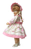 Pink Ruffled Back Vintage Styled Doll Dress