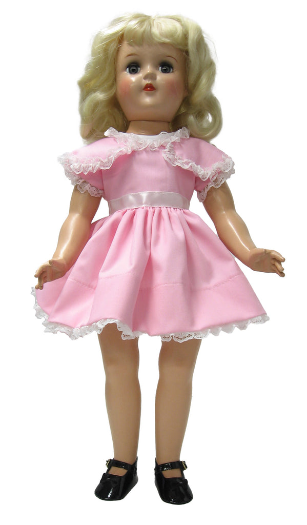 pink doll collar dress Pink Print Doll Collar Princess Dress