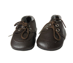 Brown Boy's Doll Shoe