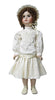 Antique styled blousy dropped waist doll dress 