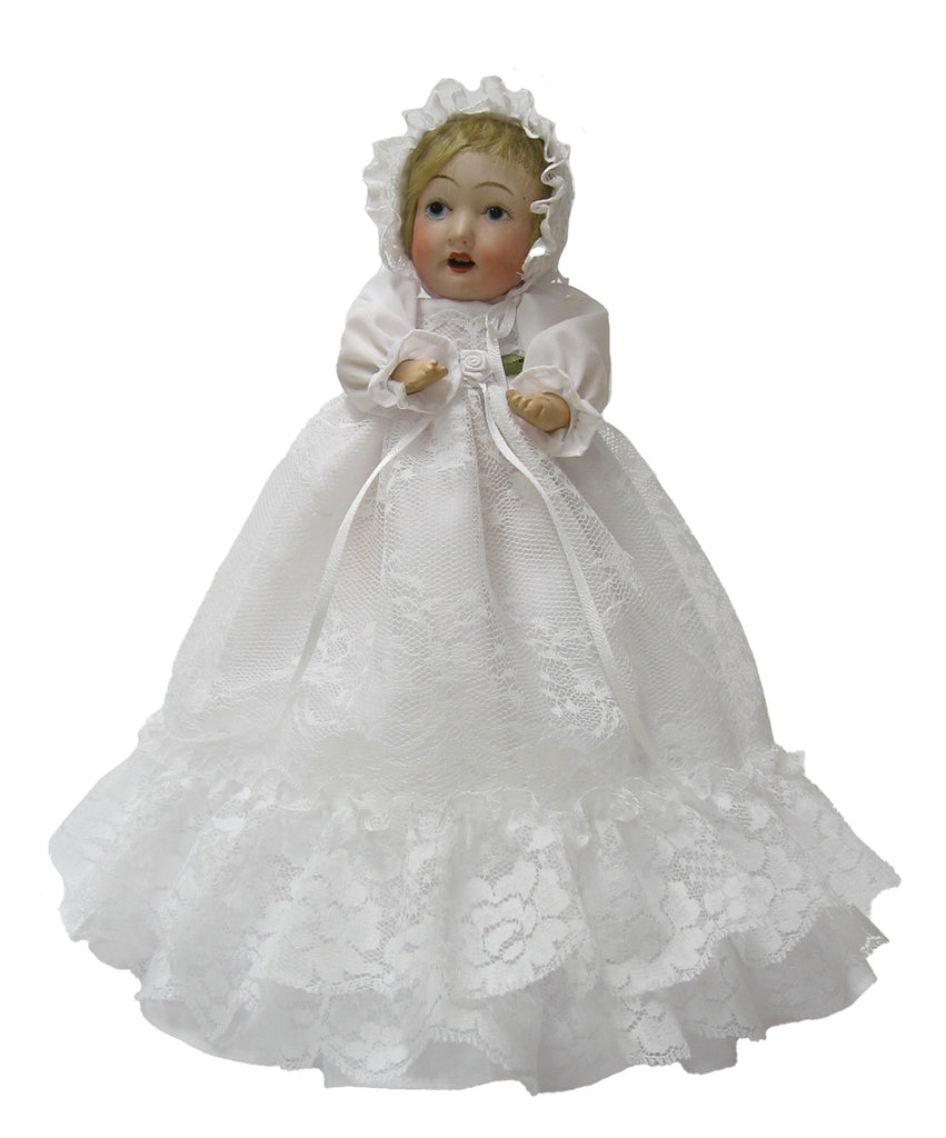 baby doll white dress Vee's Victorians Doll Clothes