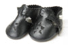 Black T-strap shoe fits 2" doll feet. Antinas  7452