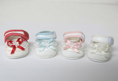 Lace Trimmed Doll Shoe