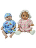 8" Knit Doll Romper