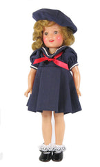 shirley temple doll blue dress Vee's Victorians Doll Clothes