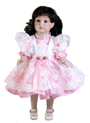 12" Lace Pinafore Doll Dress