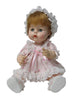 12" Pink Rosebud Baby Doll Diaper Set