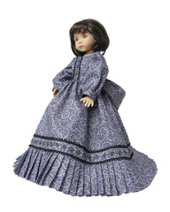 13" Lavender Rose Fashion Doll Dress