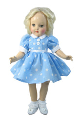 14" Polka Dot Toni  Doll Dress