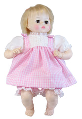 14"-24" Gingham Dress for Baby Dolls