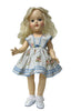 Blue Dots and Ric Ric Jumper for 14" Toni Dolls