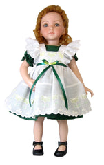 14" Eyelet Pinafore Doll Dress
