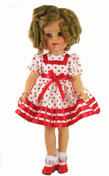 ST-15 Shirley Temple Red Dot Dress