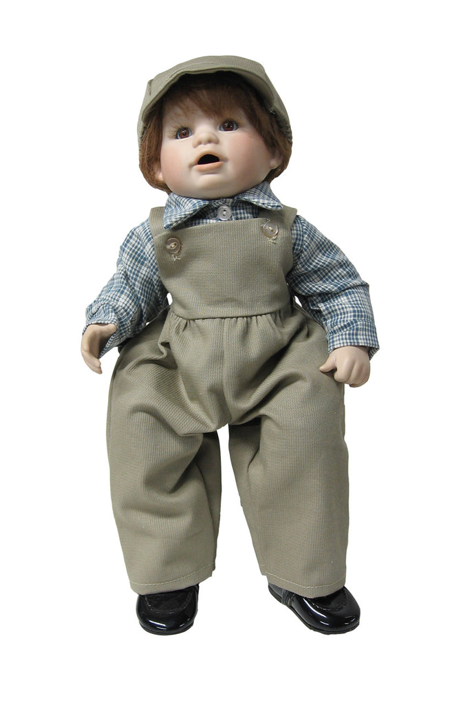 16" Boy Doll Overalls