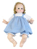 Blue Gingham Baby Dress for Baby Dolls
