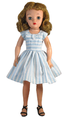 18" "Kissing Pink" Miss Revlon Striped Doll Dress