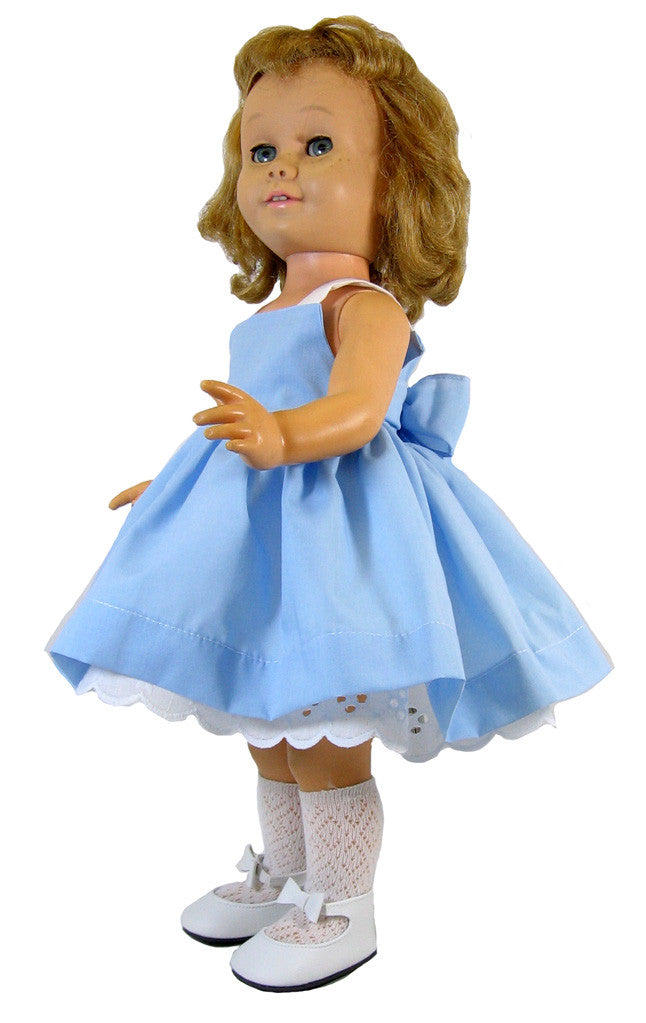Vee s Victorians Doll Clothes 19 Eyelet Crop Top Outfit for Chatty Cathy Dolls