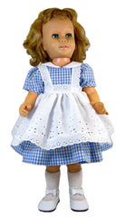 19" Gingham and Eyelet Dress for Chatty Cathy Dolls