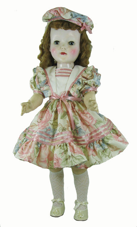 22" Frilly Sailor Doll Dress