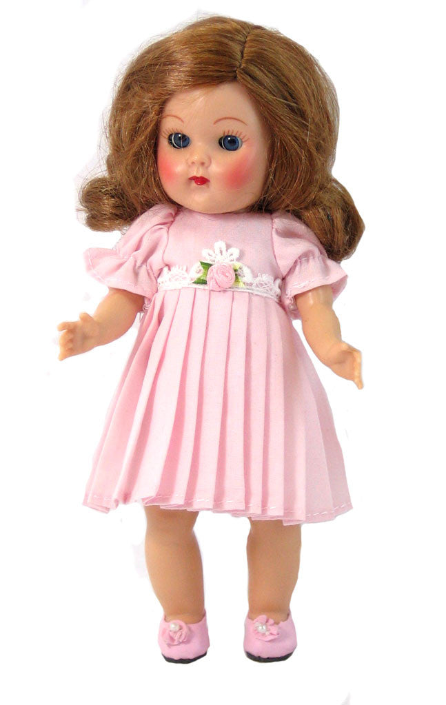 Pleated Skirt Dress for Small Dolls
