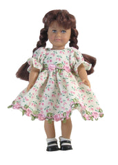 6" Roses Doll Dress