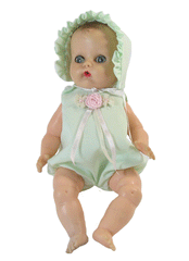 7" Bubble Baby Doll Romper