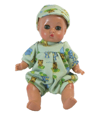 8" Knit Doll Romper