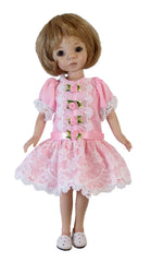 8" Pastel Dropped Waist Doll Dress