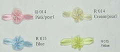 Ribbon Rosette 3/8" Assorted Colors